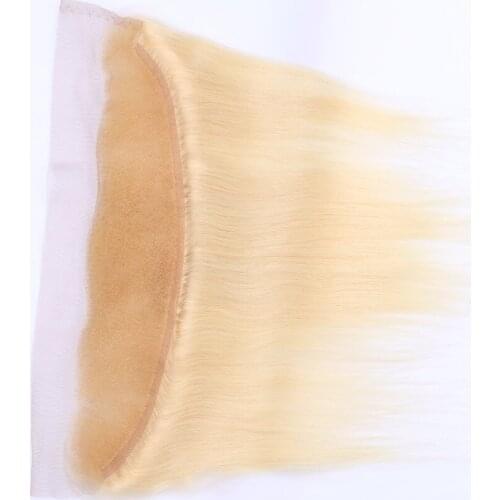 Hairpr 613 Blonde Lace Frontal Closure Ear to Ear Body Wave Peruvian Remy Human Hair Closure 13x4 Frontal Middle/Three/Free Part