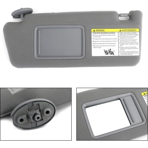 Left Driver Side Sun Visor Shade Gray For Toyota Tacoma 2005-2012 74320-04181-B1