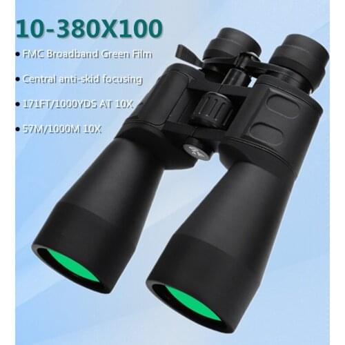 Hot-selling 10-380X100 high-power long-distance zoom long-distance hunting binoculars HD professional binoculars
