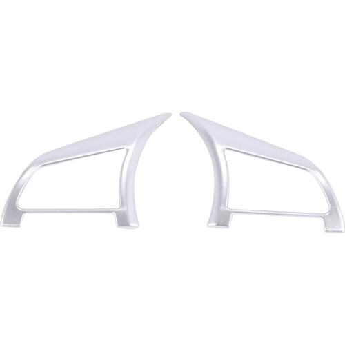 ABS Matte Steering Wheel Button Cover Trim Chrome Car Stickers for Nissan Qashqai J11 2018 2019