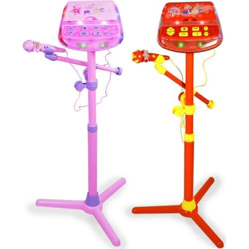 Amplifier microphone lighted singing music microphone toy music Learning Toy Musical Instrument kids toys instrumentos musicales