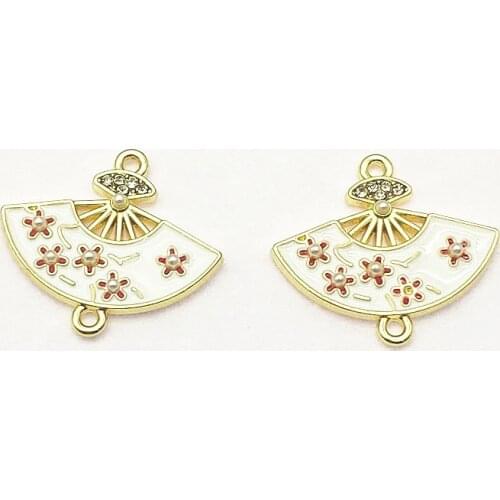 New Arrival! 22x25mm 50pcs Zinc Alloy Sector Shape Charm for Handmade Necklace Earring DIY Parts,Jewelry Findings & Components