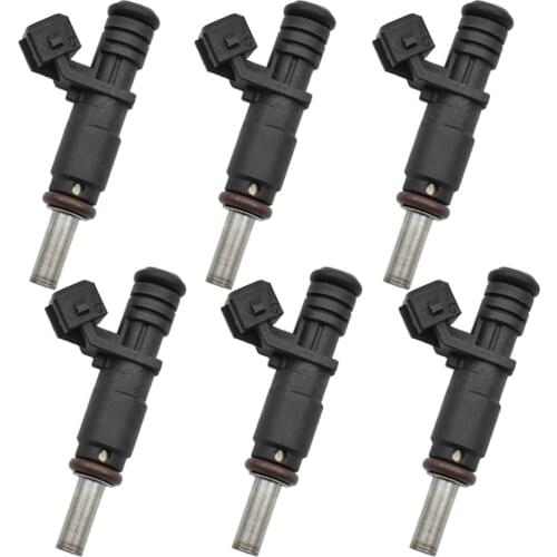 Original 6PCS Fuel Injector Nozzle 13537531634 7531634 For BMW E87 E90 E91 E60 E61 E63 E65 E83 E85 N52 3.0L L6 2007-2013