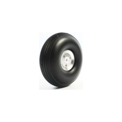 RC Airplane PU wheel with CNC Aluminum Hub 4.0'' (D101.6 x H35 x 5mm)