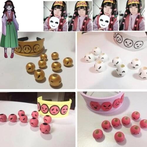 Hunter X Hunter Cosplay props HUNTER x HUNTER Alluka Zoldyck cosplay costume HAIR WEAR Aruka Zorudikku beads head wear