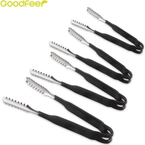 Goodfeer Stainless Steel Ice Tong Salad BBQ Grill Clamp Multifunctional Serving Utensil for Cooking Baking Kitchen Gadgets