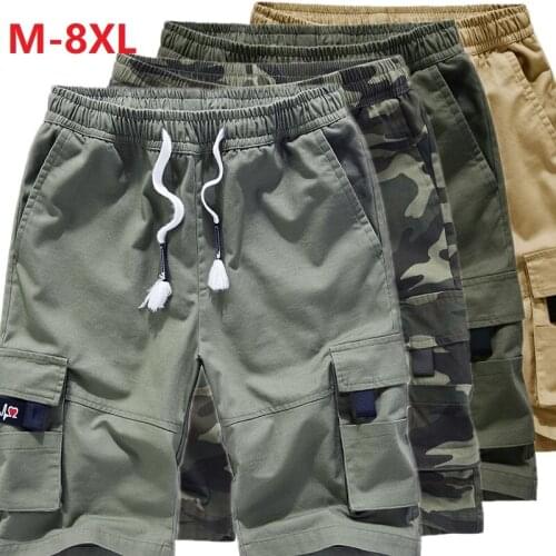 Cargo Shorts Men Cool Camouflage Summer Hot Sale Cotton Casual Men Short Pants beach pants Comfortable Camo Men Loose trousers