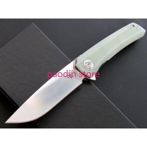 3 Colors CH3002 G10 Flipper Folding Knife D2 Blade Ball Bearings Camping Fruit Knife Tactical Survival Knives