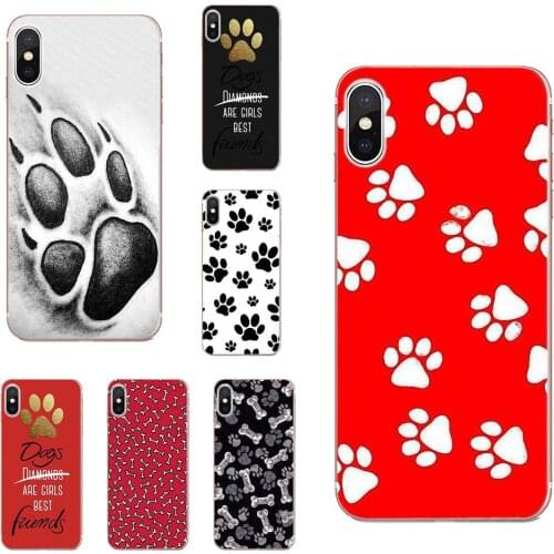 Dogs Are Girls Best Friends Dog Paw For Galaxy J1 J2 J3 J330 J4 J5 J6 J7 J730 J8 2015 2016 2017 2018 mini Pro