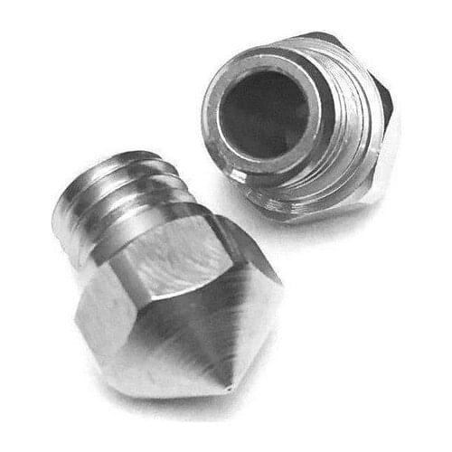 2pcs stainless steel MK10 Nozzle Upgrade Wanhao Duplicator 4S, 4X, i3 0.4mm / 0.6mm / 1.0mm