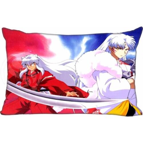 T259 NEW anime Inuyasha &8 Pillowcase 16x24Inch (two sides)Comfortable pillow cover the best gift Free Shipping 819#259pg