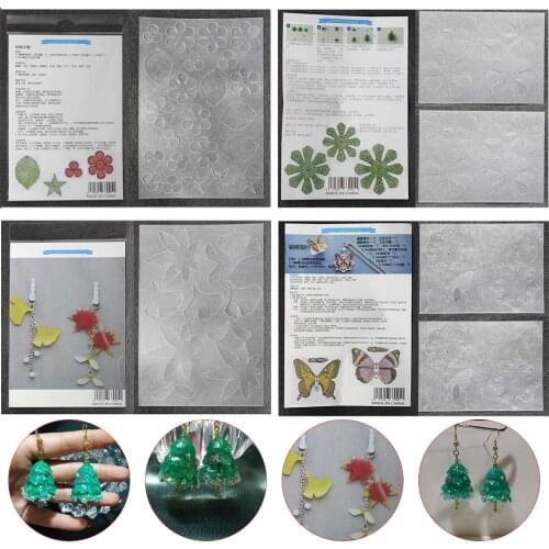 DIY Heat Shrink Sheet with Plants Pattern Shrink Film for Crafts Tool WXV Sale