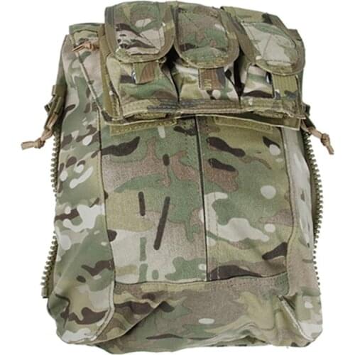 TMC Tactical CAG Zipper Pouch Back Panel Carrier Multicam Military Vest Platel Bag TMC3453