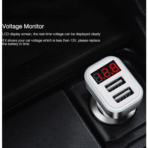 ZUCZUG Smart Car Charger 2 USB DUAL Ports Lighter Adapter Mobile Phone Charger For Xiaomi Tablet iPhone Huawei P10 samsung gala