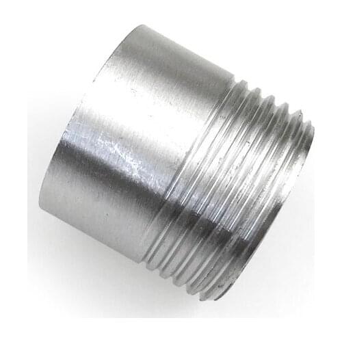 1/4" 3/8" 1/2" 3/4" 1" 1-1/4" 1-1/2" BSP Single Male Thread 201 Stainless Steel Nipple Pipe Fitting Connector Adapter Coupler