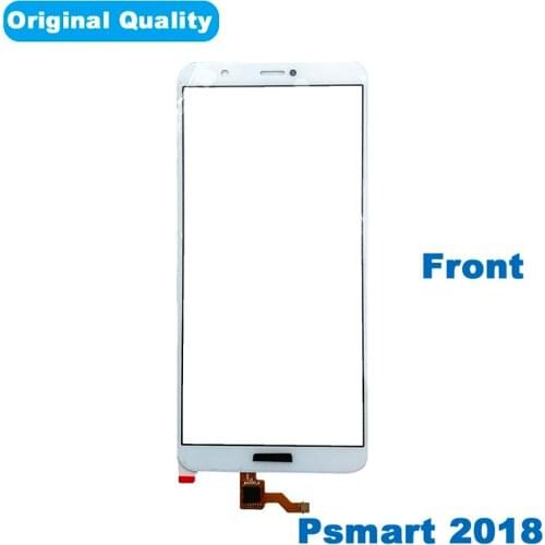 10PCS For Huawei P Smart 2018 5.65 inch Front Touch Panel LCD Display Outer Screen Digitizer Sensor Out Glass Cover Repair Parts