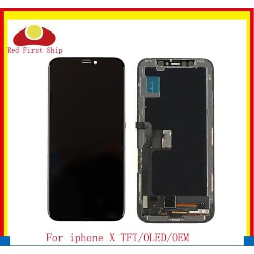 10Pcs/lot For iphone X LCD Screen Pantalla monitor For iphone X Display Touch Screen Digitizer LCD Complete A1865 A1901 LCD