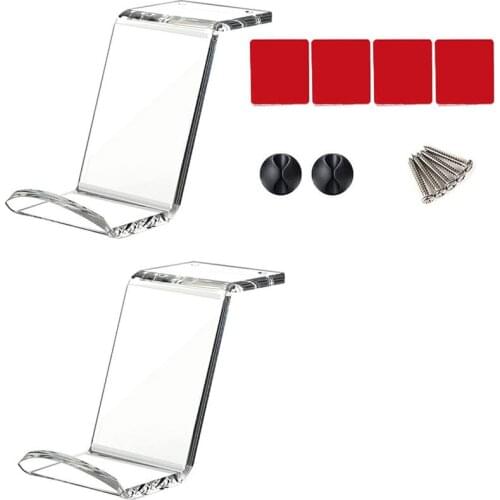 2PCS Headphone Headset Stand Hanger Under Desk Gamepad Holder For Xbox ONE PS4 PS5 Game Gamepads Headphones