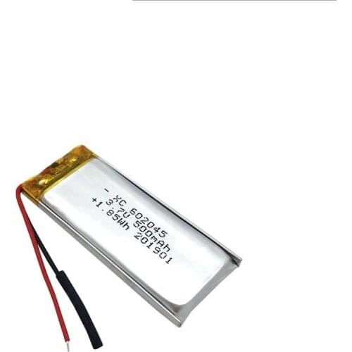 3.7V 500maH 602045 Bluetooth audio smart home video security doorbell lithium battery factory direct