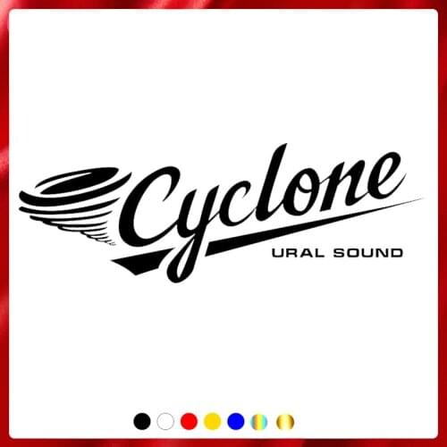 CS40043# Die-cut Vinyl Decal Cyclone Car Sticker Waterproof Auto Decors on Car Body Bumper Rear Window