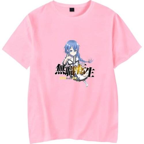 Mushoku Tensei T Shirt Anime Roxy Migurdia Kawaii Women T-shirt Unisex Streetwear Summer O-Neck Shirt Harajuku Kids Casual Tops