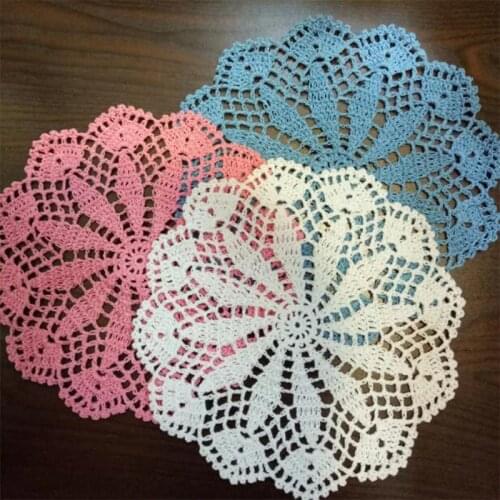 Round Table Napkins cloth cotton Fabric Pocket Handkerchief Dinner Airplane Decor restaurant Party Napkin cake towel serviette