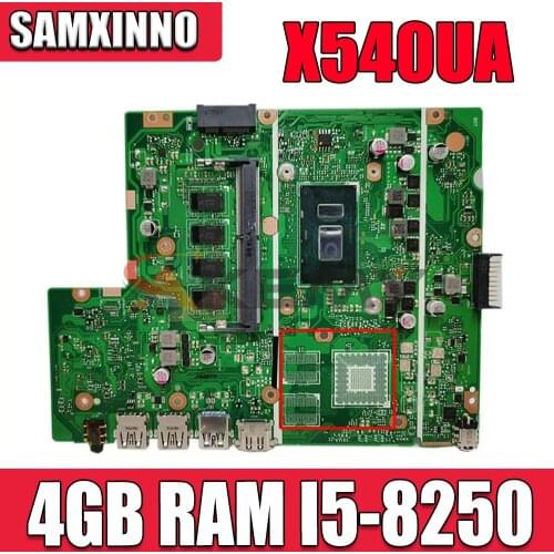 X540UA motherboard 4GB RAM I5-8250 CPU mainboard For ASUS X540UBR X540UB X540UA X540U X540 laptop motherboard Tested