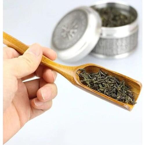 Natural Bamboo Tea Spoon Shovel Coffee Black Tea Spoon Powder Teaspoon Teaware Chinese Kung Fu Tea Teaware Accessories,1PC
