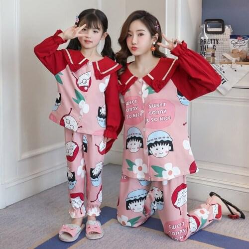 Family Matching Outfits Spring Autumn Cardigan Suit Mommy and Me Clothes Cotton Youth Girl Pajama Set Cute Boys Princess Pijama
