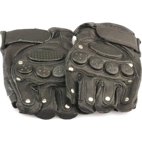 1Pair Mens Military Tactical Gloves Outdoor Army Black Half Finger Cycling Gloves Slip Resistant Gloves