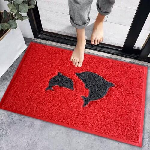 Hallway Rectangle Entrance Door Mat Carpet Bath Mat PVC Kitchen Mat Custom Mats Carpet Many Colors Non-slip Home Door Mat Carpet