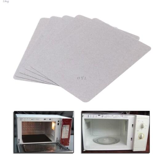 5Pcs Mica Plate Sheets Microwave Oven Replace Part 120x150mm Universal For Midea