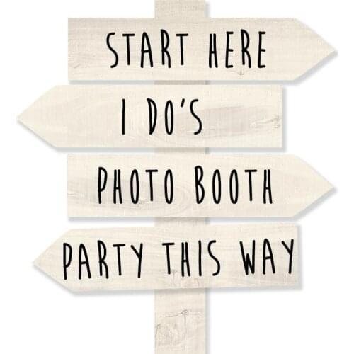 Wedding Welcome Sign Decals Custom Texts Direction Vinyl Sticker Wedding Party Décor Photo Booth Sign Board Murals Art AZ847