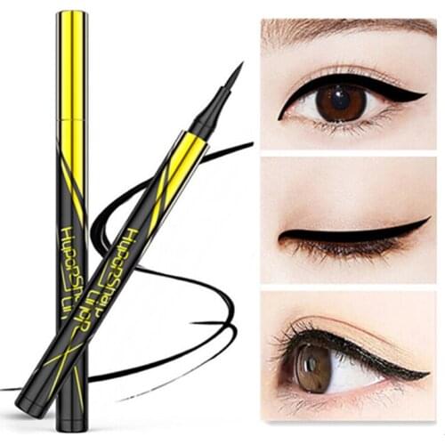 1pcs Waterproof Black Eyeliner Liquid eyes Make Up Beauty makeup Cosmetics shadows eyeshadow Eye Liner pen for women