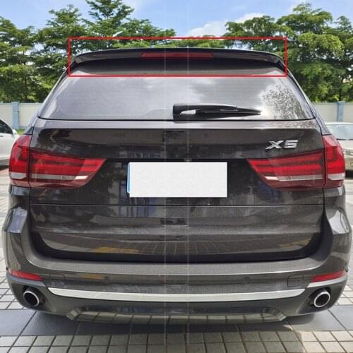 CEYUSOT For Roof Spoiler Accessories NEW BMW X5 Car Boot Trunk PU Material Black Rear Lip Wing Tail Refit V STYLE Body Kit 2015