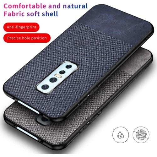 Vivo V17 Pro case 6.44 inch Luxury back cover silicone fabric shockproof case coque capas for Vivo V17Pro case