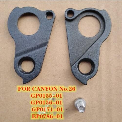 2pc CNC Bicycle derailleur hanger For CANYON No.26 Torque AL GP0155-01 EP0786-01 Sender CF Spectral Nerve MECH dropout With SRAM