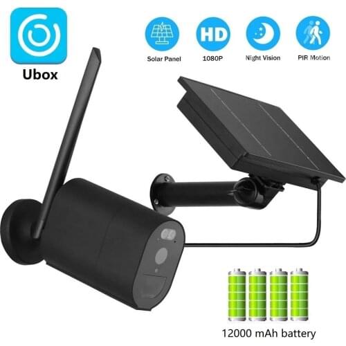 Outdoor 4G Solar IP Camera WiFi Solar Battery Security Surveillance Wireless 2MP Waterproof PIR Alarm Night Vision Two-Way Audio