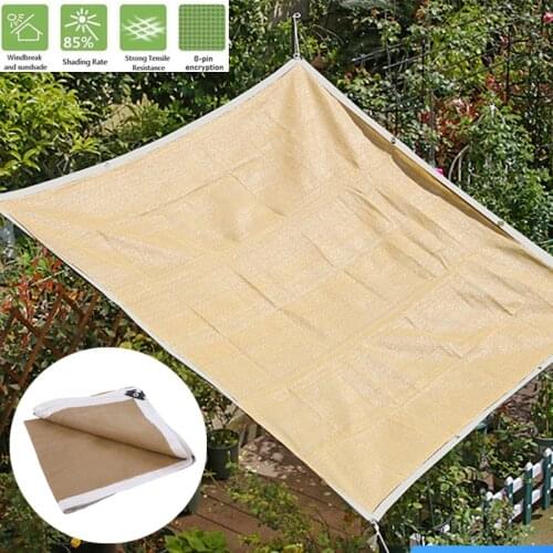Outdoor Patio Waterproof Sunshade Net Balcony Garden Courtyard Villa Awning Shade Net Gardening Supplies