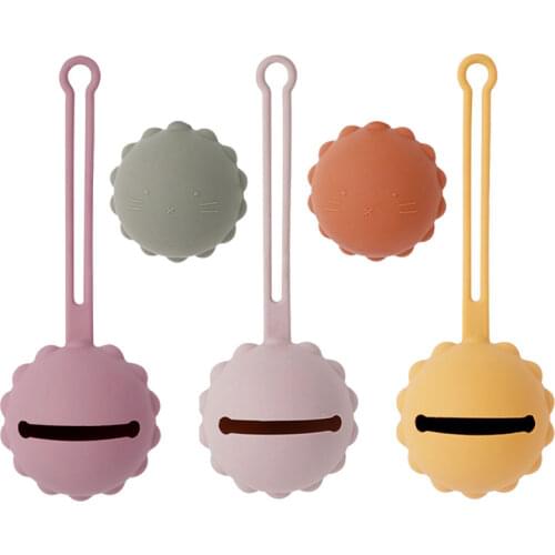 New Baby Napple Case BPA Free Baby Accessories Personalized Portable Pacifier Holder Solid Travel Storage Nipple Container