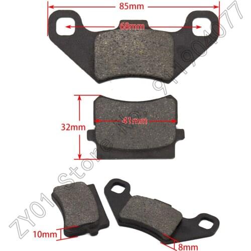 Front Brake Pads For 150cc 250cc SUNL KINROAD KANDI ROKETA ATV GO KART BUGGY High temperature resistant