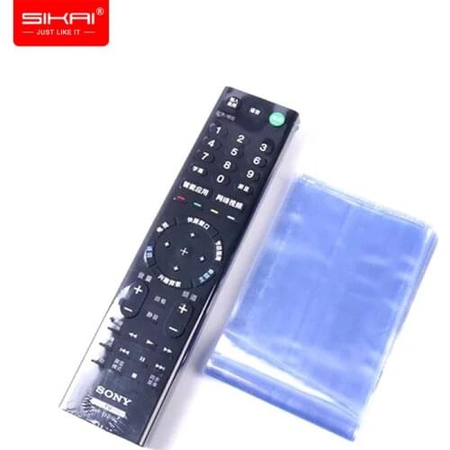 10pcs SIKAI Heat Shrink Film For Apple Samsung LG TV Air-Conditioner Remote Control Cover Heat Shrink Film For TV Remote Cover
