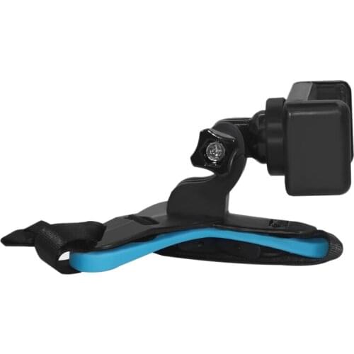 Helmet Chin Mount Holder with Phone Stand and Remote Ski / Motorcycle Helmet Stand for Action Camera and Phone
