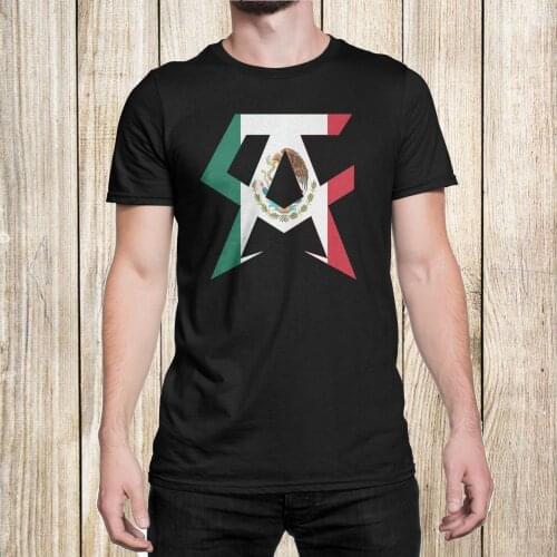 SAUL CANELO ALVAREZ Boxing Mexico Flag Mens T-Shirt Summer Cotton Short Sleeve O-Neck Unisex T Shirt S-3XL