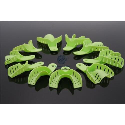 Dental lab Plastic Impression Trays 10pcs Autoclavable New