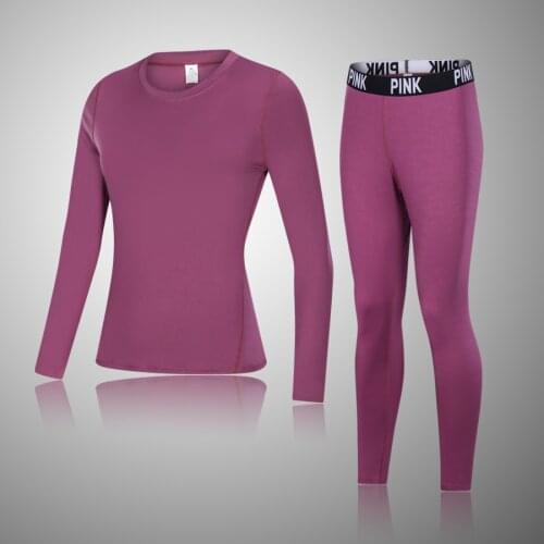 Winter Top Quality New Thermal Underwear Women Underwear Sets Compression Sweat Quick Drying Thermo Underwear Women Clothing