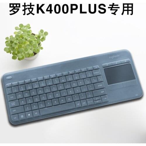Waterproof dustproof Clear Transparent Silicone Keyboard Cover protectors For Logitech K400 PLUS