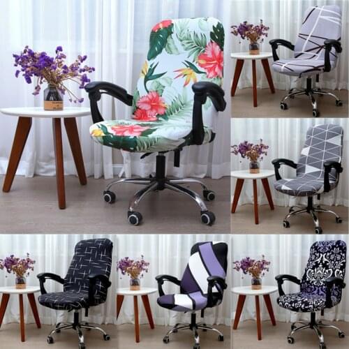 Office Rotating Computer Chair Cover Elastic Spandex Anti-dirty Chair Case Stretch Removable Lift Seat Cover funda silla oficina