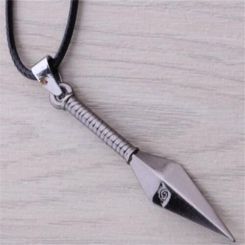 NARUTO Choker Necklace Kunai Pendant Men Women Gift Anime Jewelry A905