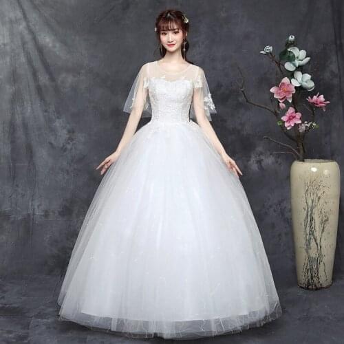 Plus Size Wedding Dresses Bride Luxury Wedding Dress Bridal Ball Gowns Lace Up Dresses